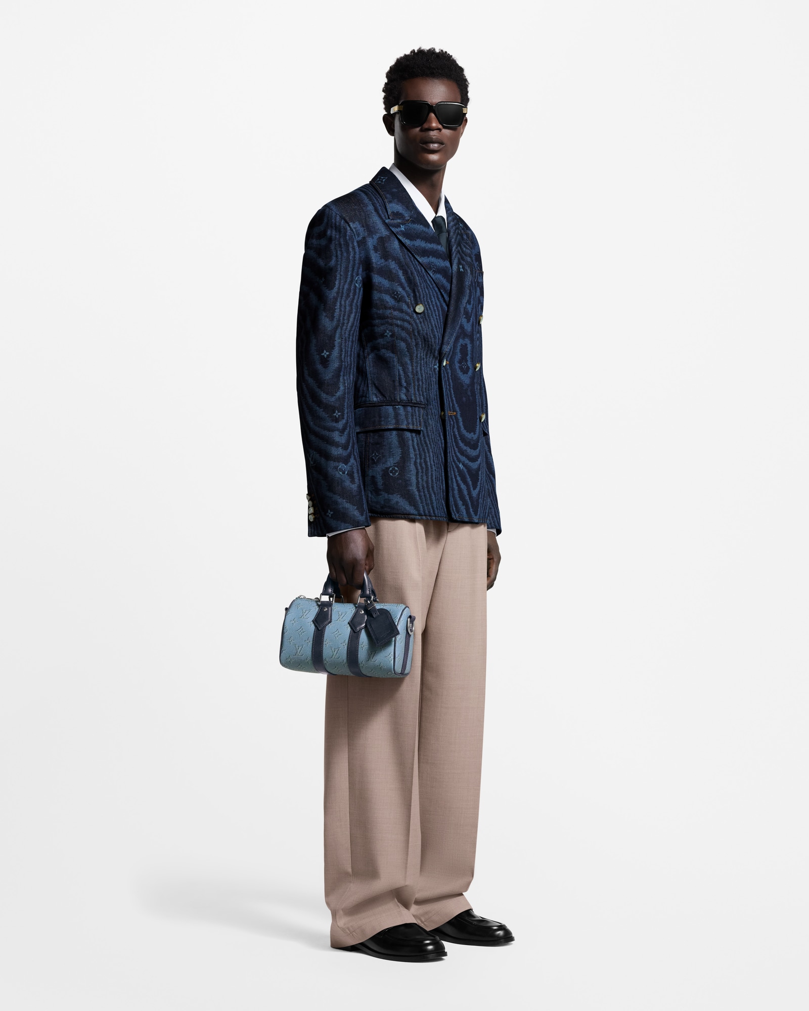 テーラードダブルブレスト デニムジャケット ｜ルイ・ヴィトン